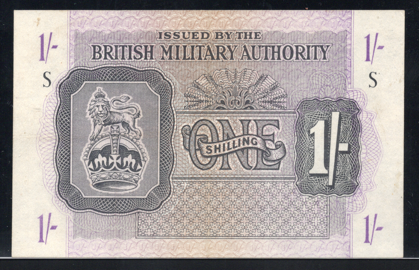 P# M2 ND (1943) British Military Authority 1 Shilling