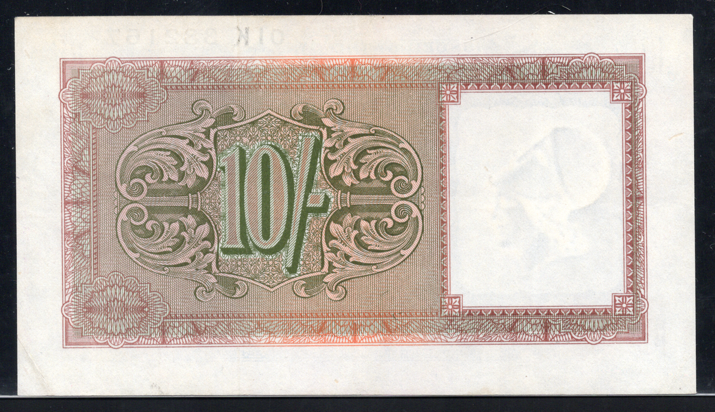 P# MS ND (1943) British Military Authority 10 Shilling