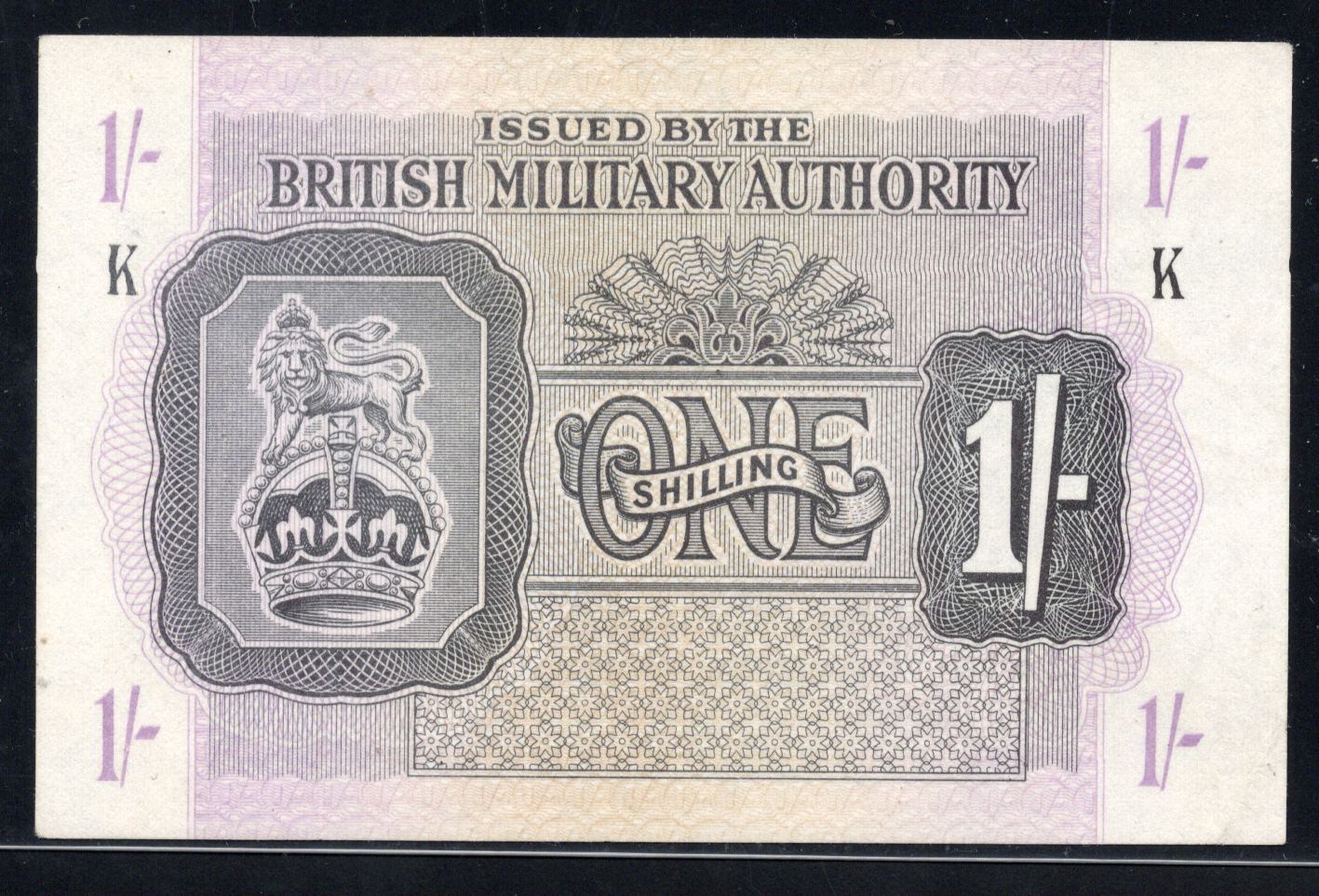 P# M2 ND (1943) British Military Authority 1 Shilling