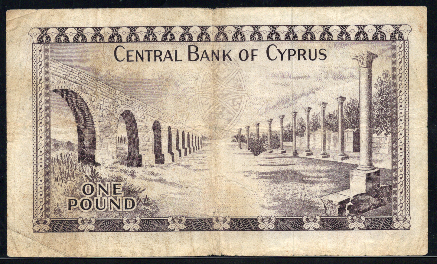 Cyprus P# 43 1973 Central Bank of Cyprus 1 Pound