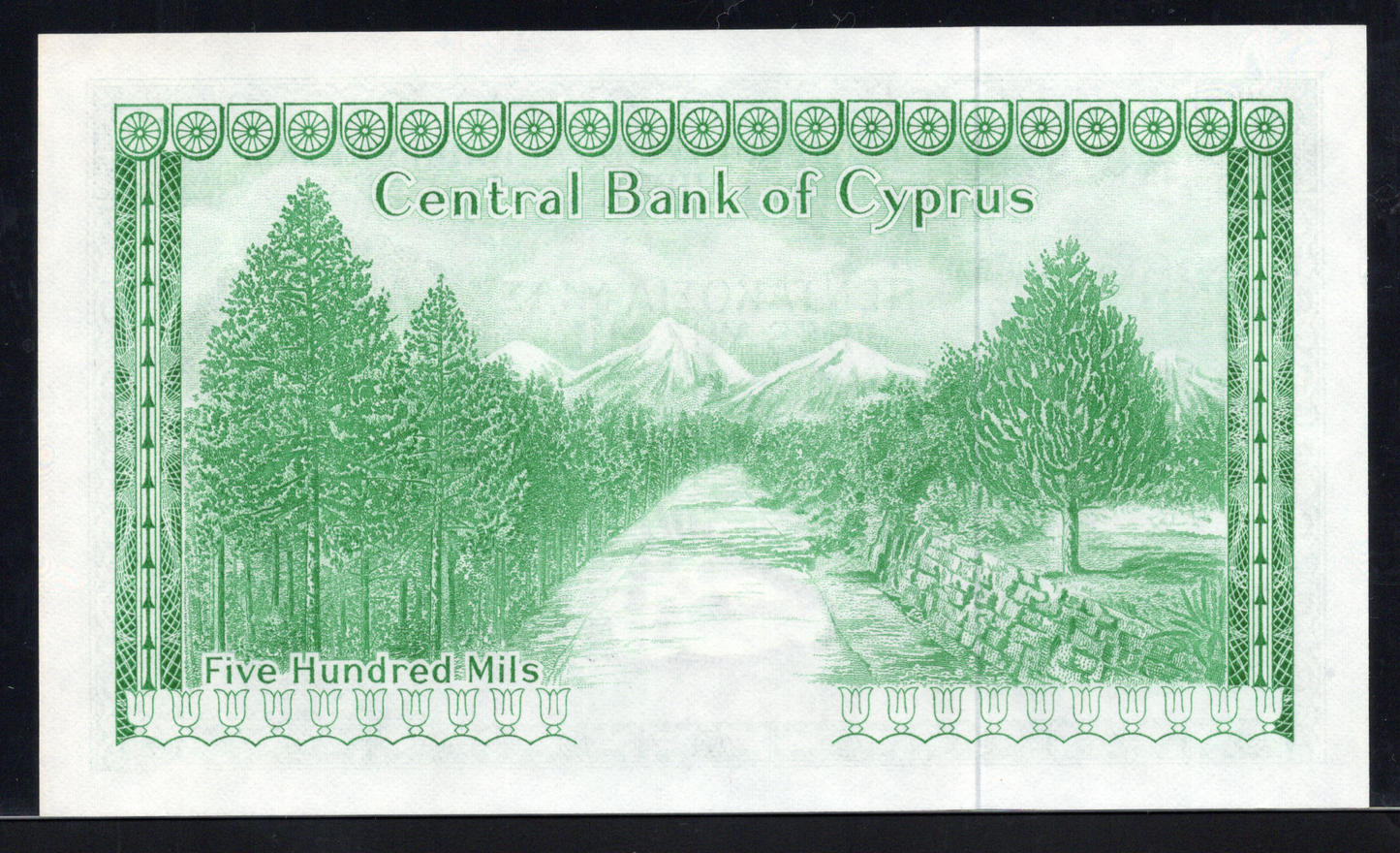 Cyprus P# 42c 1979 Central Bank of Cyprus 500 Mil