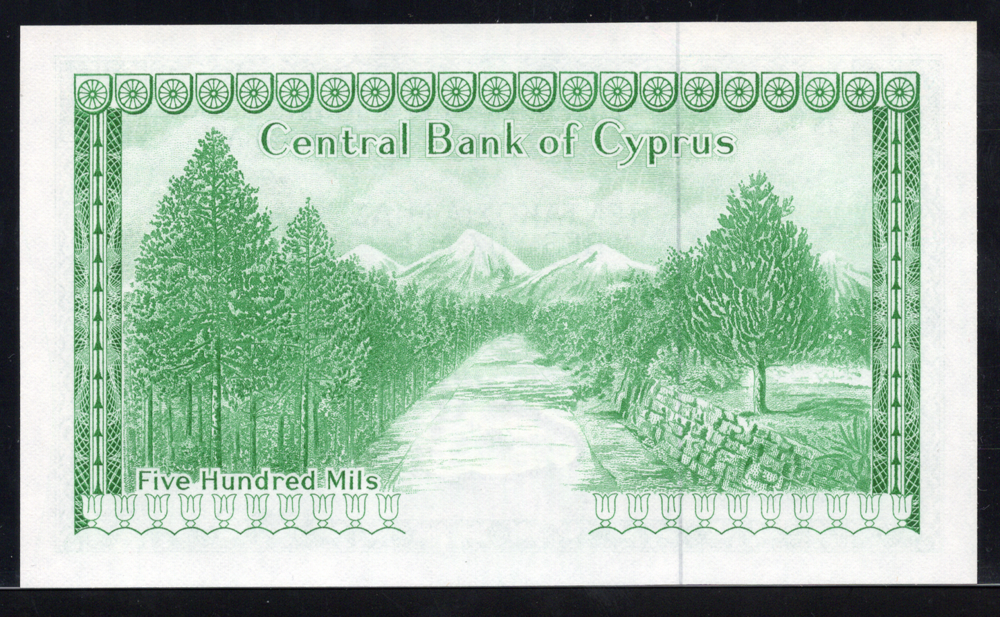 Cyprus P# 42c 1979 Central Bank of Cyprus 500 Mil