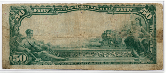 1902 $50 Citizens NB of Chickasha Oklahoma CH# 5547