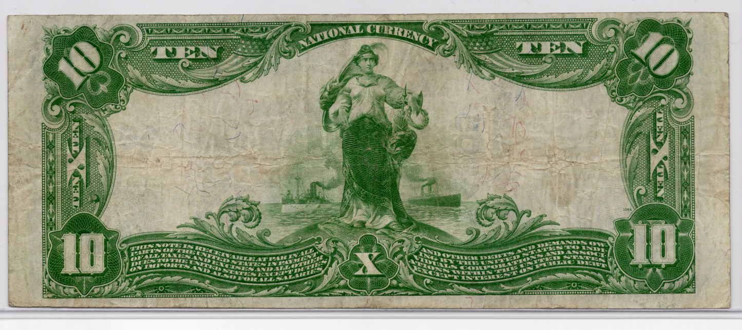 1902 $10 NB of The Republic of Chicago CH# 4605