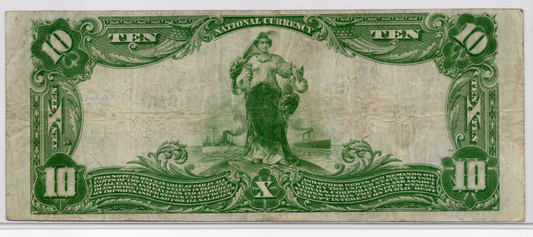 1902 $10 NB of The Republic of Chicago CH# 4605