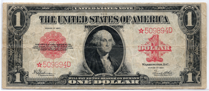 FR 40* 1923 $1 Legal Tender STAR SCARCE