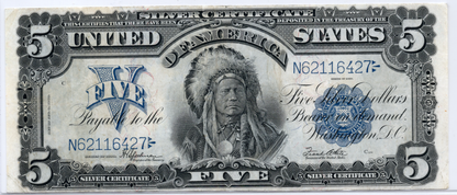 FR 281 1899 $5 Silver Certificate