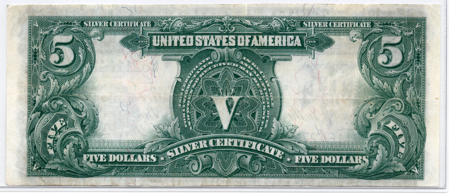 FR 281 1899 $5 Silver Certificate