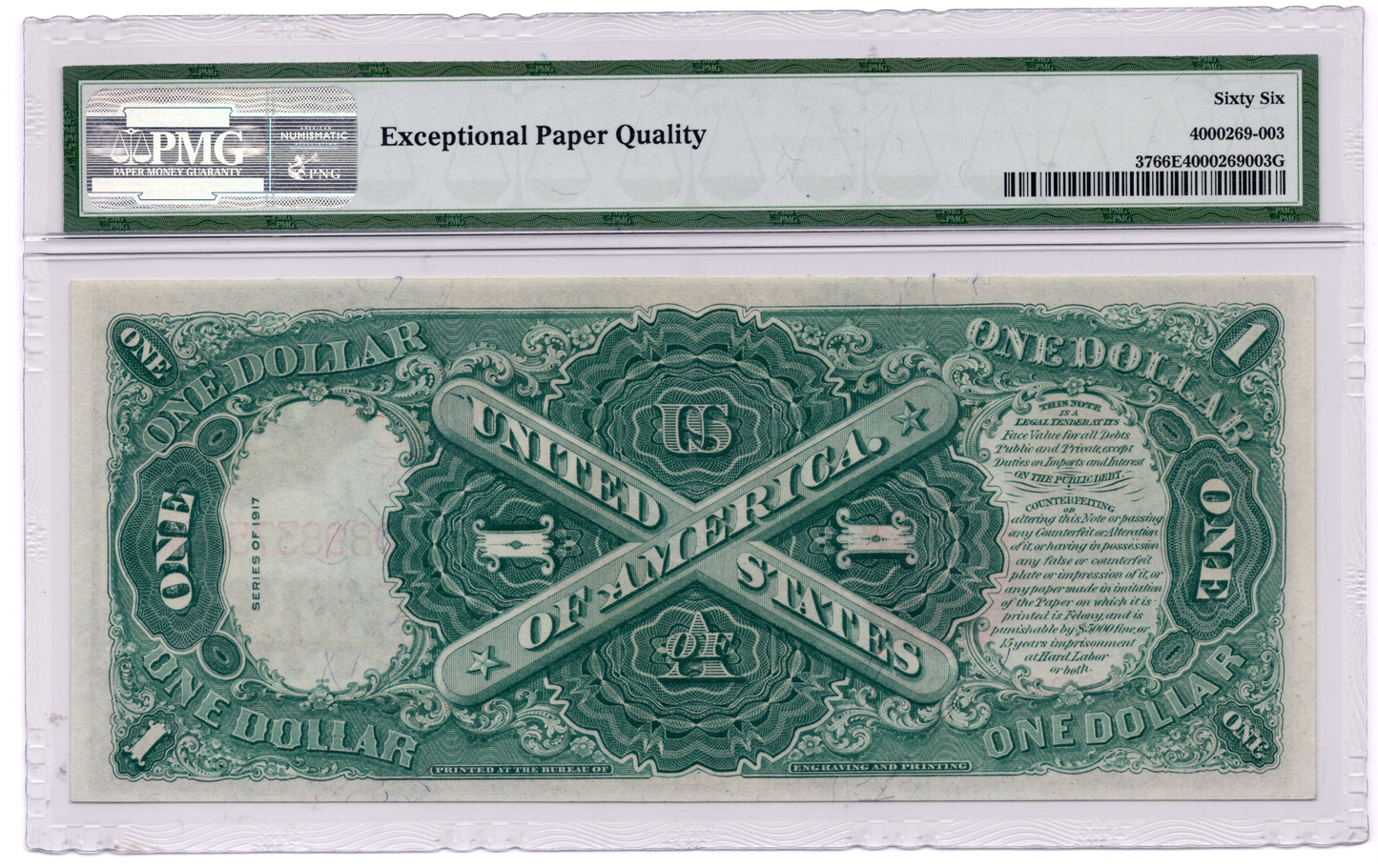 FR 37 1917 $1 Legal Tender