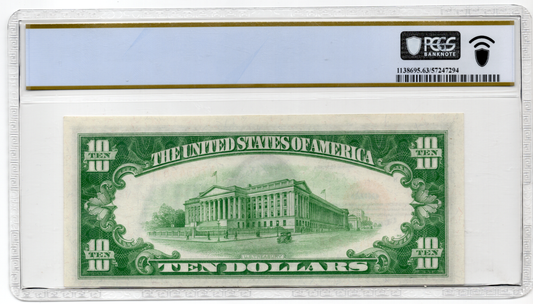 FR 2400 1928 $10 Gold Certificate