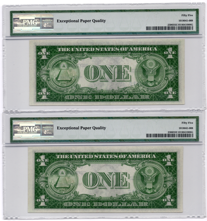 FR 2306 1935A $1 North Africa WWII Emergency Issue CONSECUTIVE PAIR