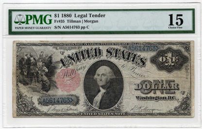 FR 35 1880 $1 Legal Tender
