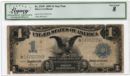 FR 235* 1899 $1 Silver Certificate STAR