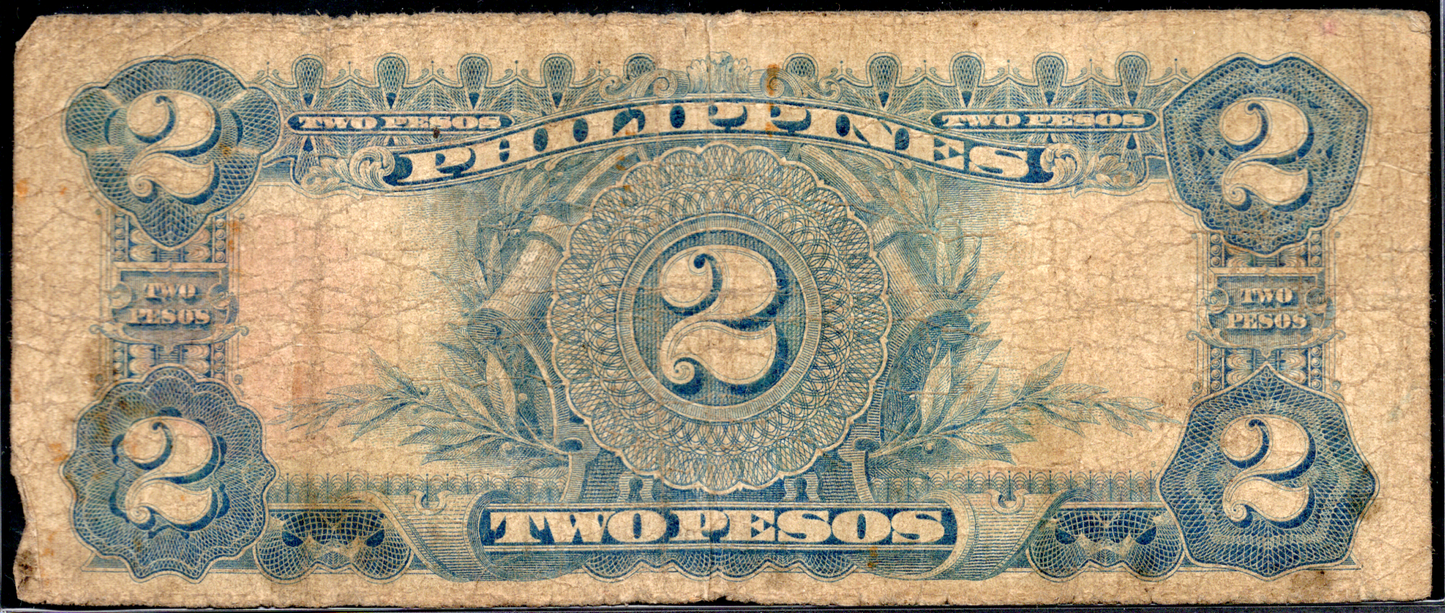 Philippines 1936 Treasury Certificate 2 Pesos