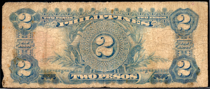 Philippines 1936 Treasury Certificate 2 Pesos