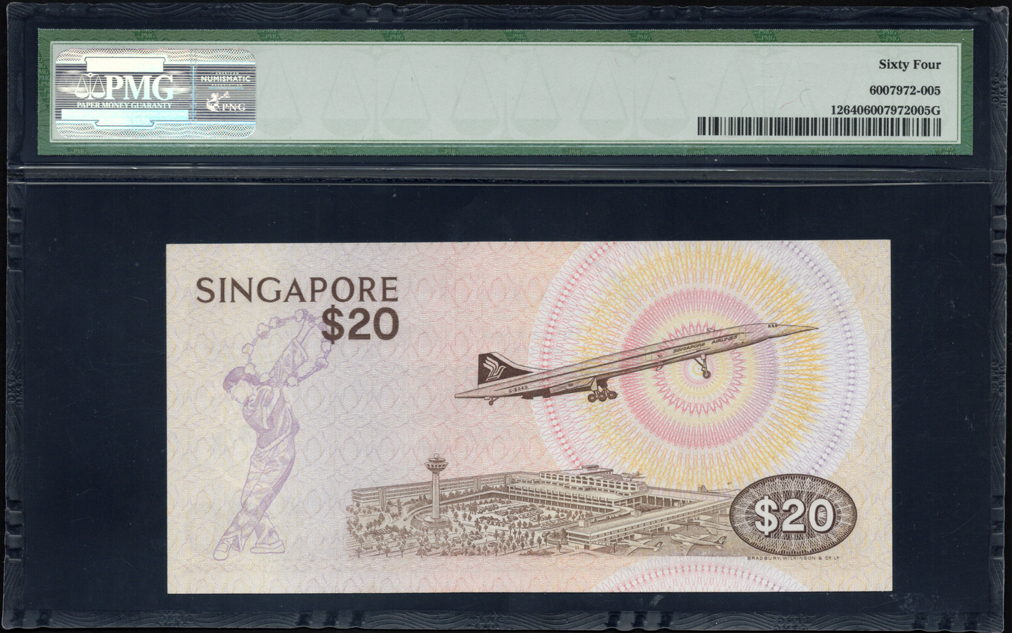 Singapore P# 12 ND (1979) Board of Comm. of Currency $20