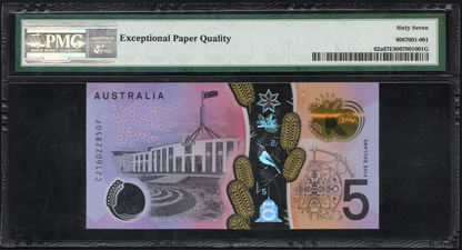 Australia P# 62a 2016 Reserve Bank $5