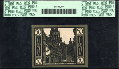 Germany Notgeld 1921 City of Munster 50 Pfennig