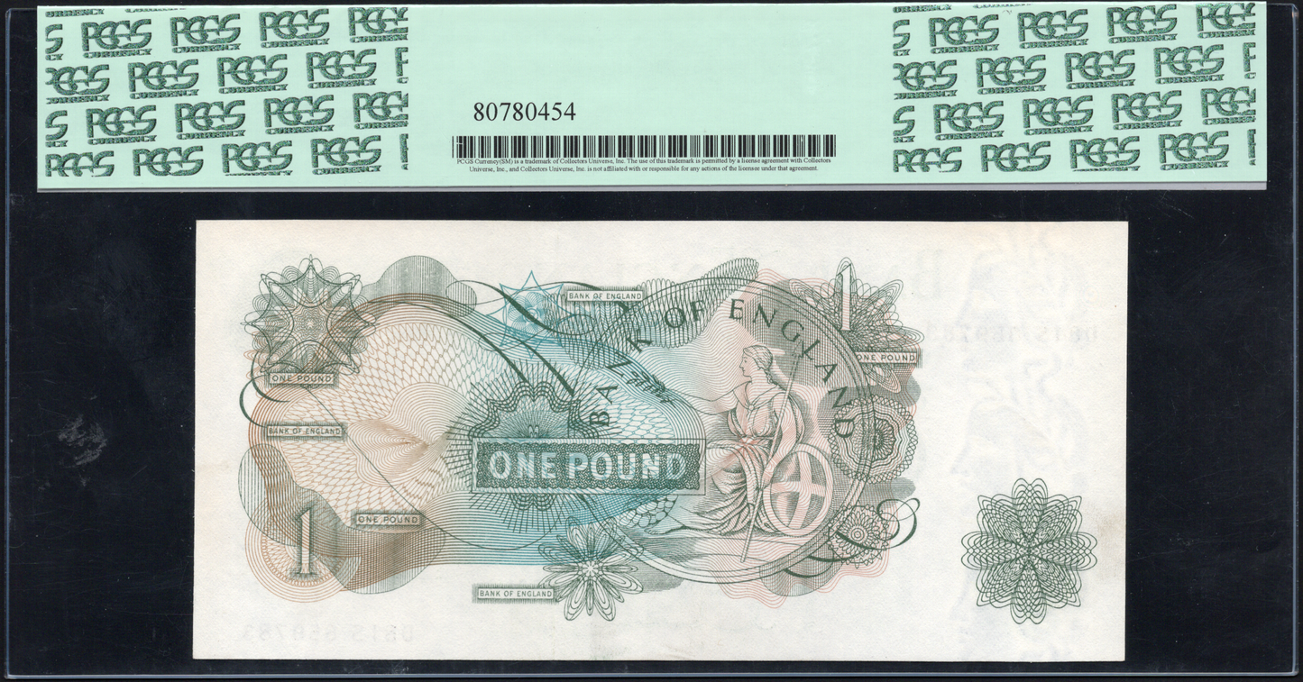 Great Britain P# 374c 1962 Bank of England 1 Pound 1962 - 1966