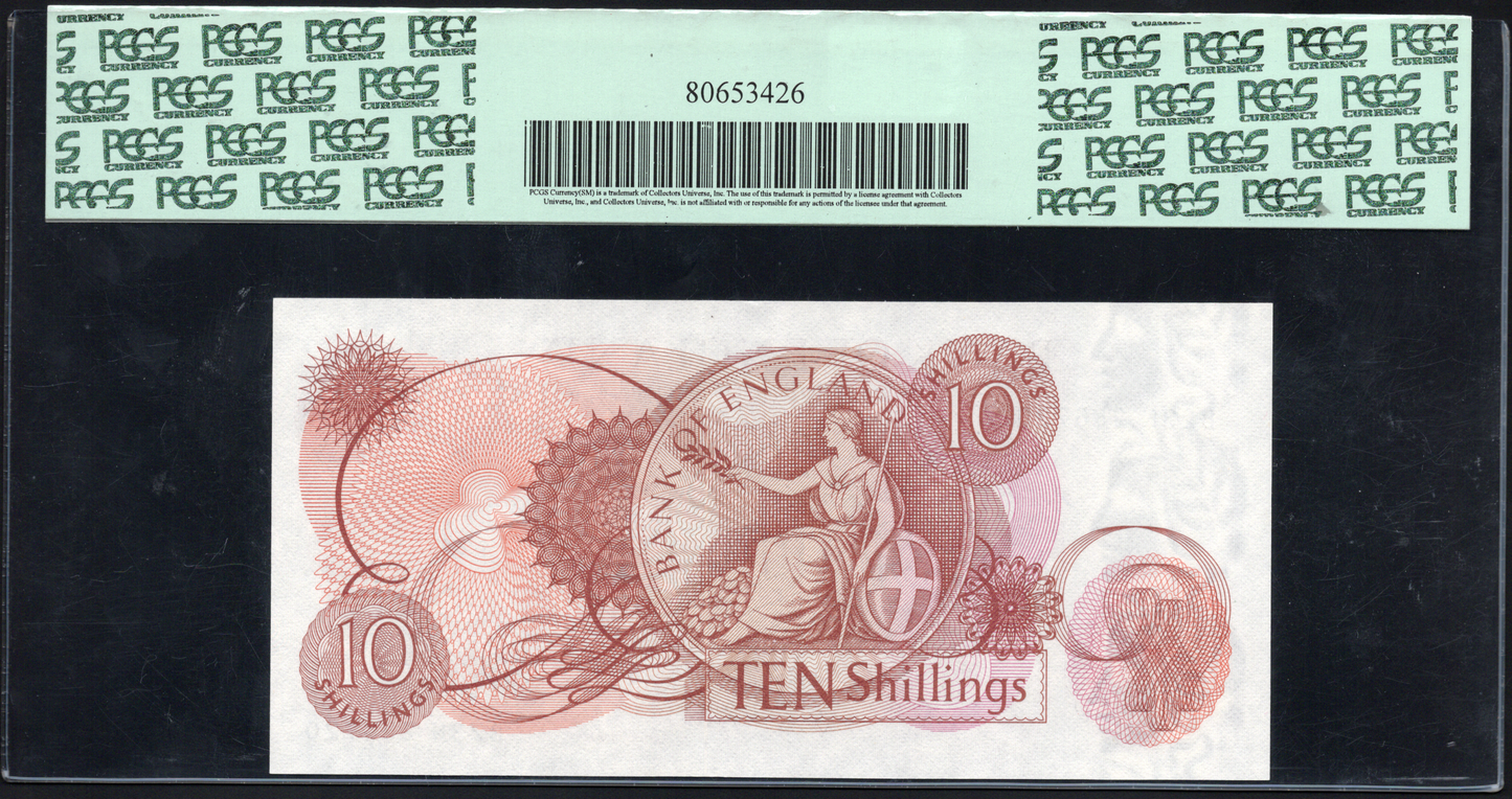 Great Britain P# 373c 1966 Bank of England 10 Shillings