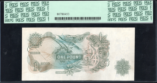 Great Britain P# 374c 1962 Bank of England 1 Pound 1962 - 1966