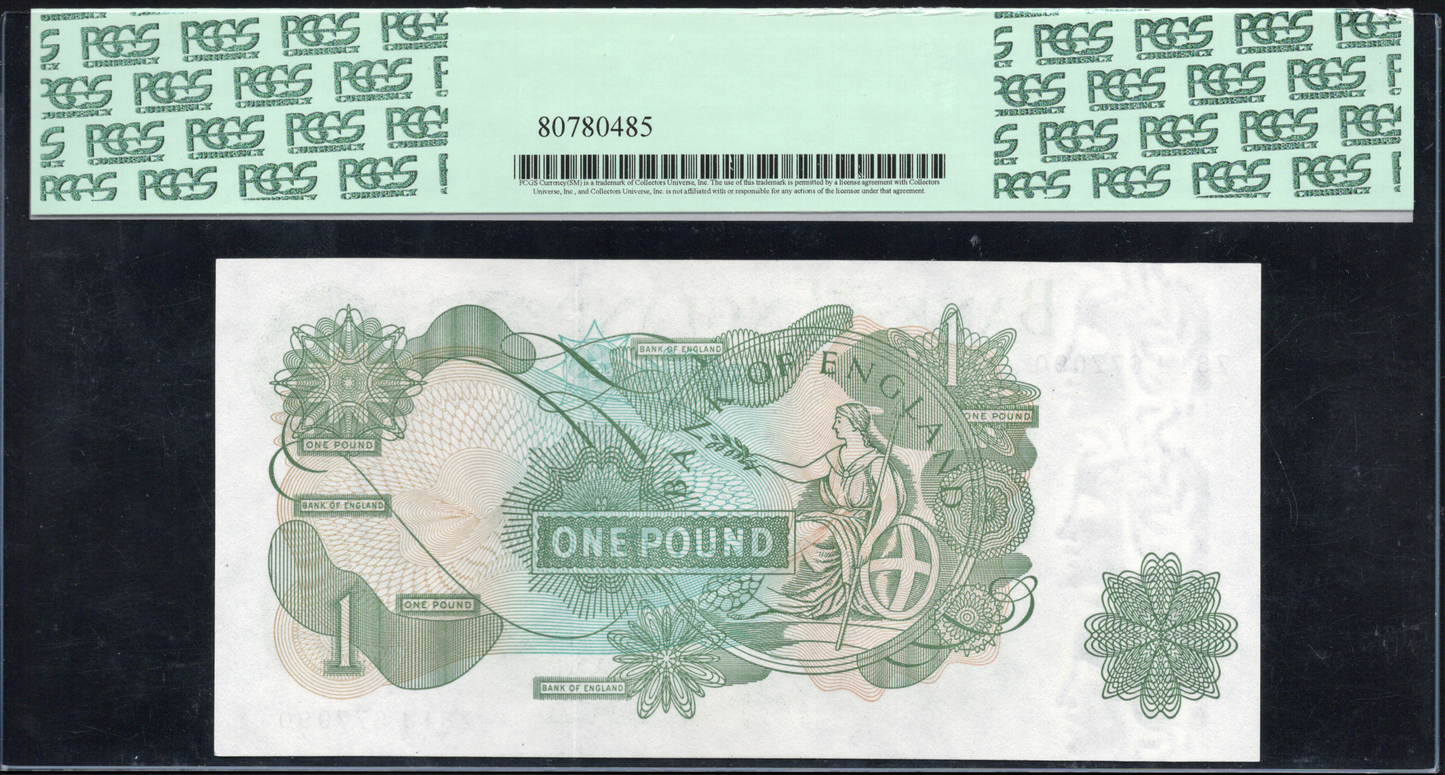Great Britain P# 374 1970 ND (1970 - 1977) Bank of England 1 Pound