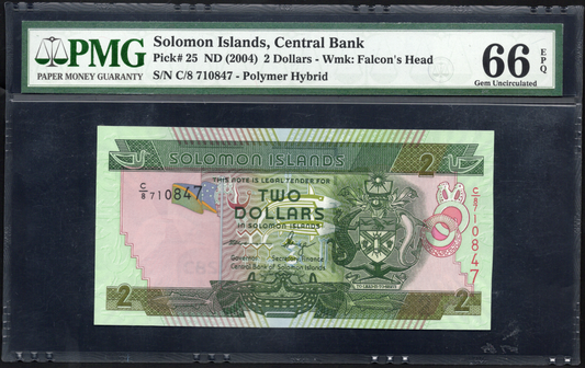 Solomon Islands P# 25 ND (2004) Central Bank $2
