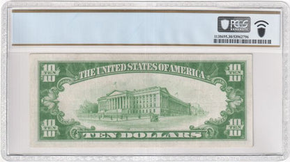 FR 2400 1928 $10 Gold Certificate, A-A Block