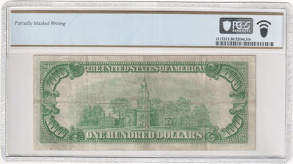 FR 2150-G 1928 $100 Federal Reserve Note, Green Seal, Chicago, G-A Block